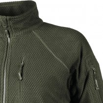 Helikon Alpha Tactical Grid Fleece Jacket - Olive - 2XL