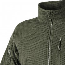 Helikon Alpha Tactical Grid Fleece Jacket - Olive - 3XL