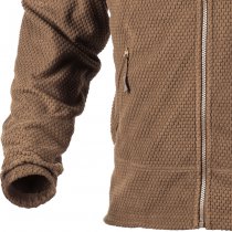 Helikon Alpha Tactical Grid Fleece Jacket - Coyote - S