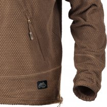 Helikon Alpha Tactical Grid Fleece Jacket - Coyote - M