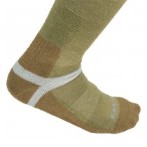 Helikon Merino Socks - Olive Green / Coyote - M