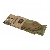 Helikon Merino Socks - Olive Green / Coyote - L