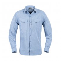 Helikon Defender Mk2 Gentleman Shirt - Melange Light-Blue - XL