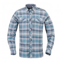 Helikon Defender Mk2 Pilgrim Shirt - Blue-Plaid - XS