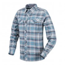 Helikon Defender Mk2 Pilgrim Shirt - Blue-Plaid - L