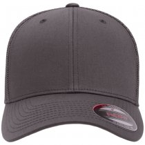 Flexfit Mesh Trucker Cap - Dark Grey - S/M