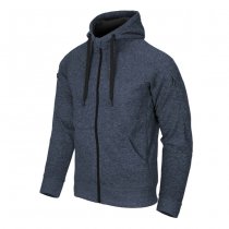 Helikon Covert Tactical Hoodie FullZip - Melange Blue