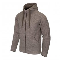 Helikon Covert Tactical Hoodie FullZip - Melange Light Tan - M