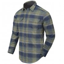 Helikon GreyMan Shirt - Blast Blue Plaid - S