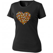 Helikon Women's T-Shirt Chameleon Heart - Black - S