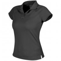 Helikon Women's UTL Polo Shirt TopCool Lite - Black - XS