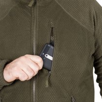 Helikon Alpha Tactical Grid Fleece Jacket - Navy Blue - 3XL