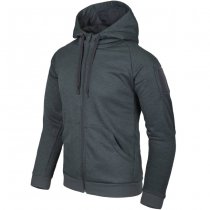 Helikon Urban Tactical Hoodie FullZip - Melange Black-Grey - 3XL