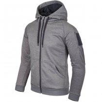 Helikon Urban Tactical Hoodie FullZip - Melange Grey - XS