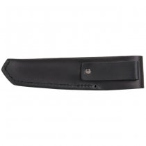 Morakniv Garberg Black C & Leather Sheath - Carbon Steel - Black