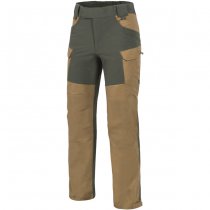 Helikon Hybrid Outback Pants Duracanvas - Coyote / Taiga Green - S - Short