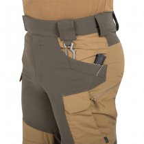 Helikon Hybrid Outback Pants Duracanvas - Coyote / Black - S - XLong