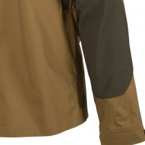 Helikon Woodsman Shirt - Coyote / Taiga Green A - 2XL