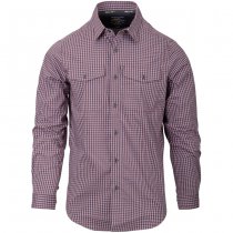 Helikon Covert Concealed Carry Shirt - Foggy Grey Plaid - XS