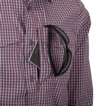 Helikon Covert Concealed Carry Shirt - Foggy Grey Plaid - XL