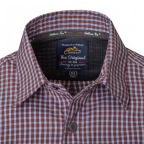 Helikon Covert Concealed Carry Shirt - Scarlet Flame Checkered - S