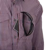 Helikon Covert Concealed Carry Shirt - Scarlet Flame Checkered - M