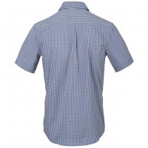 Helikon Covert Concealed Carry Short Sleeve Shirt - Royal Blue Checkered - S