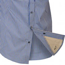 Helikon-Tex Covert Concealed Carry Short Sleeve Shirt - Royal Blue Checkered - 3XL