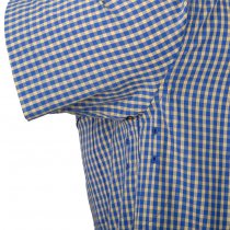Helikon-Tex Covert Concealed Carry Short Sleeve Shirt - Royal Blue Checkered - 3XL