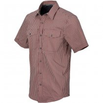 Helikon Covert Concealed Carry Short Sleeve Shirt - Dirt Red Checkered
