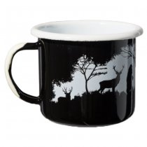 Helikon Wild Camp Enamel Mug 0.35L - Black / White