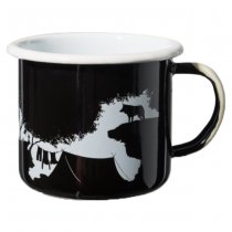 Helikon Wild Camp Enamel Mug 0.35L - Black / White