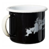 Helikon Wild Camp Enamel Mug 0.35L - Black / White