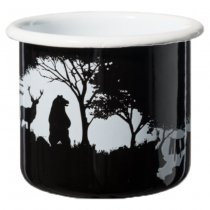 Helikon Wild Camp Enamel Mug 0.35L - Black / White