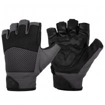 Helikon Half Finger Mk2 Gloves - Black / Shadow Grey B - S