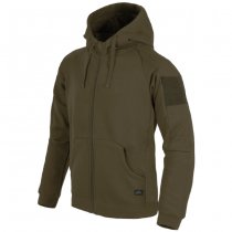 Helikon Urban Tactical Hoodie Lite FullZip - Green - L