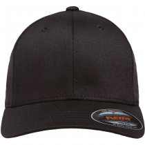 Flexfit Wooly Combed Cap - Black Black - Youth