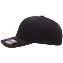 Flexfit Wooly Combed Cap - Black Black - XS/S