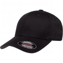 Flexfit Wooly Combed Cap - Black Black - L/XL