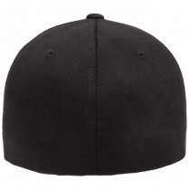 Flexfit Wooly Combed Cap - Black Black - XXL