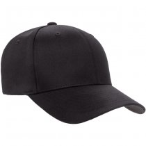 Flexfit Wooly Combed Cap - Black Black - XXL