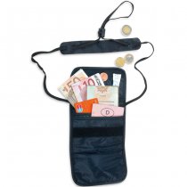 Tatonka Skin Folded Neck Pouch - Black