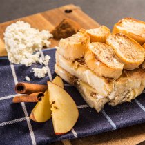 Adventure Menu Bread Pudding Apples & Cinnamon