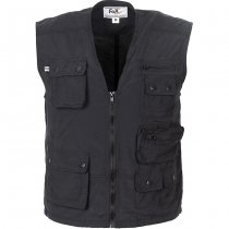 FoxOutdoor Microfiber Outdoor Vest - Black - XL