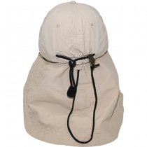 FoxOutdoor Sahara Cap Large Neck Guard - Khaki