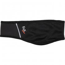 FoxOutdoor Soft Shell Headband Water & Windproof - Black - L/XL