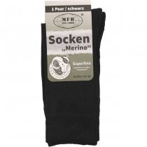 MFH Socks Merino - Black - 45-47