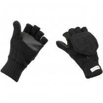 MFH Knitted Glove-Mittens 3M Thinsulate - Black - XL