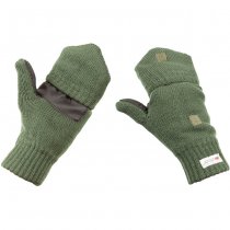MFH Knitted Glove-Mittens 3M Thinsulate - Olive - S