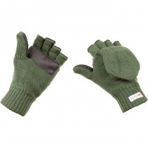 MFH Knitted Glove-Mittens 3M Thinsulate - Olive - M